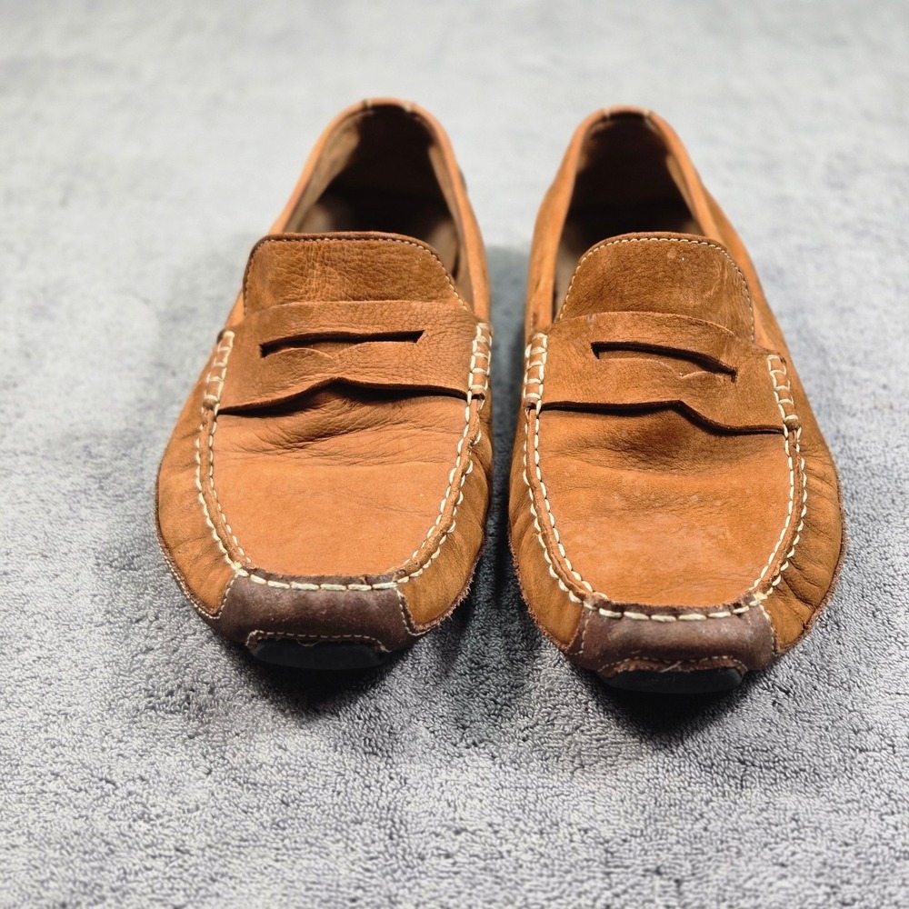 Cole Haan Penny Loafer Mens 11M Tan Good Leather Driving Moc C30966 - Picture 2 of 11